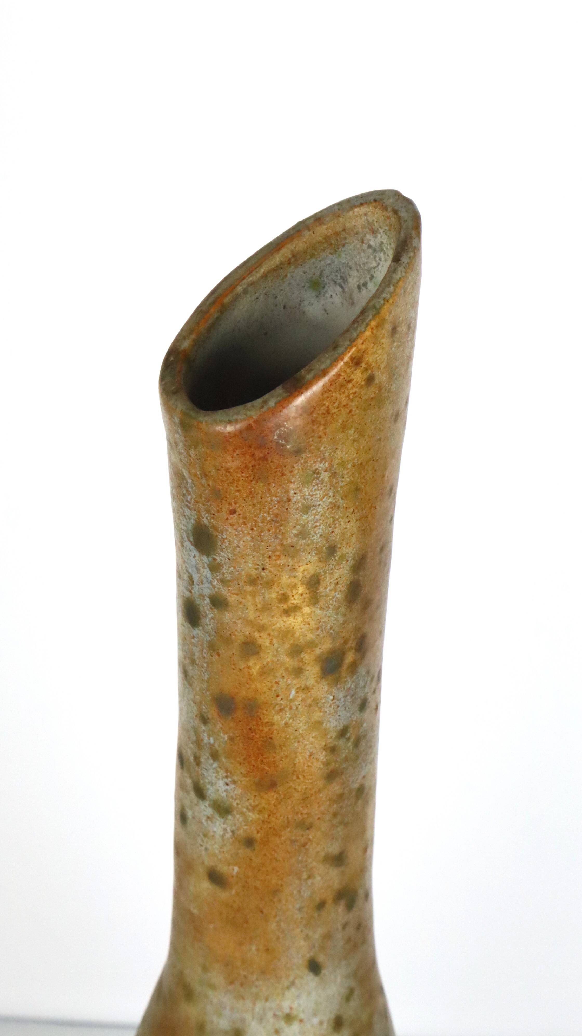 Ceramic vase by Agnès Escala Vallauris 1970