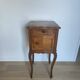 Table de nuit Louis XV avec marbre rouge