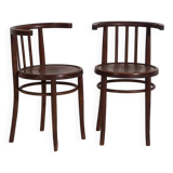 Antique bentwood chairs (circa 1920). Set of 2 pieces #3