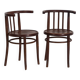 Antique bentwood chairs (circa 1920). Set of 2 pieces #3
