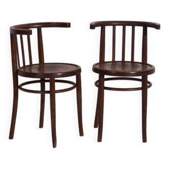 Antique bentwood chairs (circa 1920). Set of 2 pieces #3