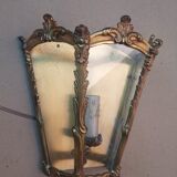 Superb bronze wall lamp lantern / working condition