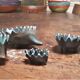 6 ashtrays hedgehog vintage