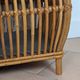 1960s rattan storage bench