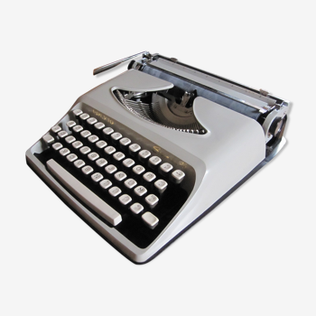 Machine à écrire Polyjo Super 75 avec sa mallette de transport