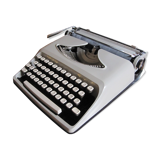 Polyjo Super 75 typewriter with its transport case
