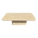 1970s travertine coffee table