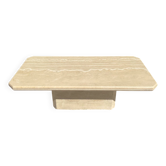 Table basse en travertin des années 70