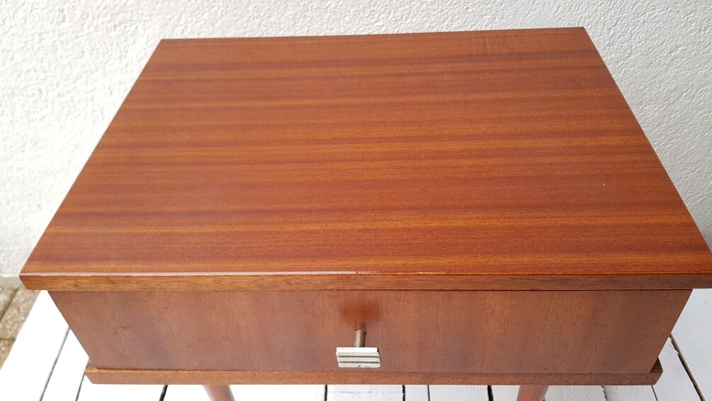 Bedside light wooden 60s