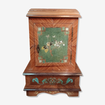 Miniature furniture inlaid mother-of-pearl inlays/Louis XV style