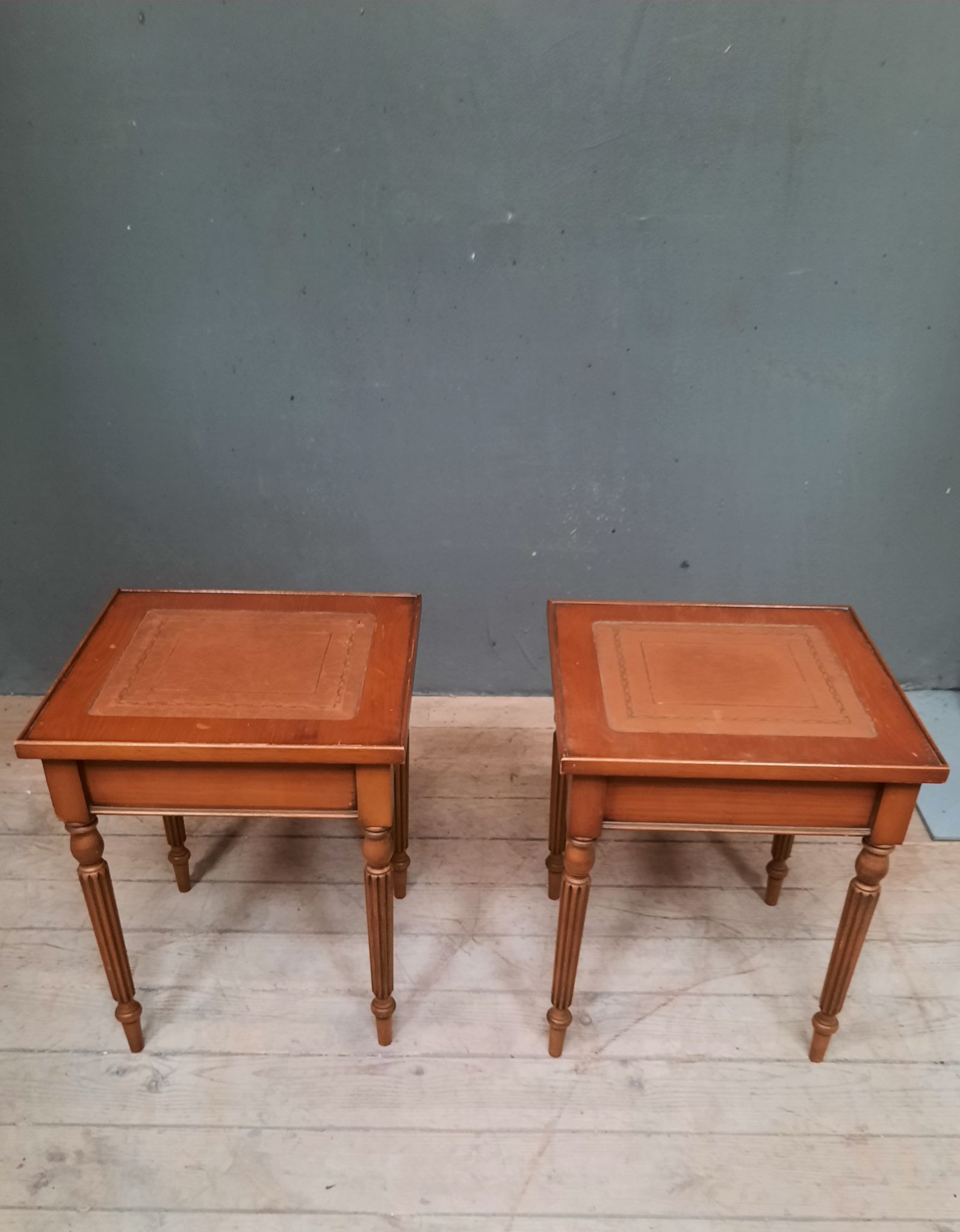 Pair of sofa ends