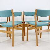 1960s Set of 6 Bentwood Dining Chairs, Denmark