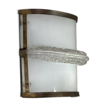 Pair of Venetian wall lights in Murano glass circa 1950