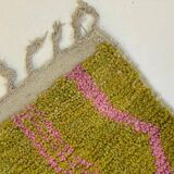 Traditional handmade pure wool rug, size 100 x 200 cm