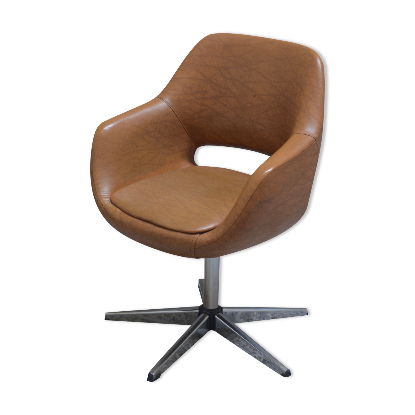 Swiveling Armrest Chair, by Niko Kralj 1970s