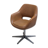 Fauteuil d’accoudoir pivotant, par Niko Kralj années 1970