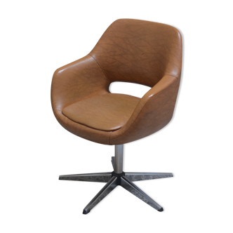 Fauteuil d’accoudoir pivotant, par Niko Kralj années 1970