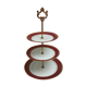 Cake servant 3 floors in Limoges porcelain
