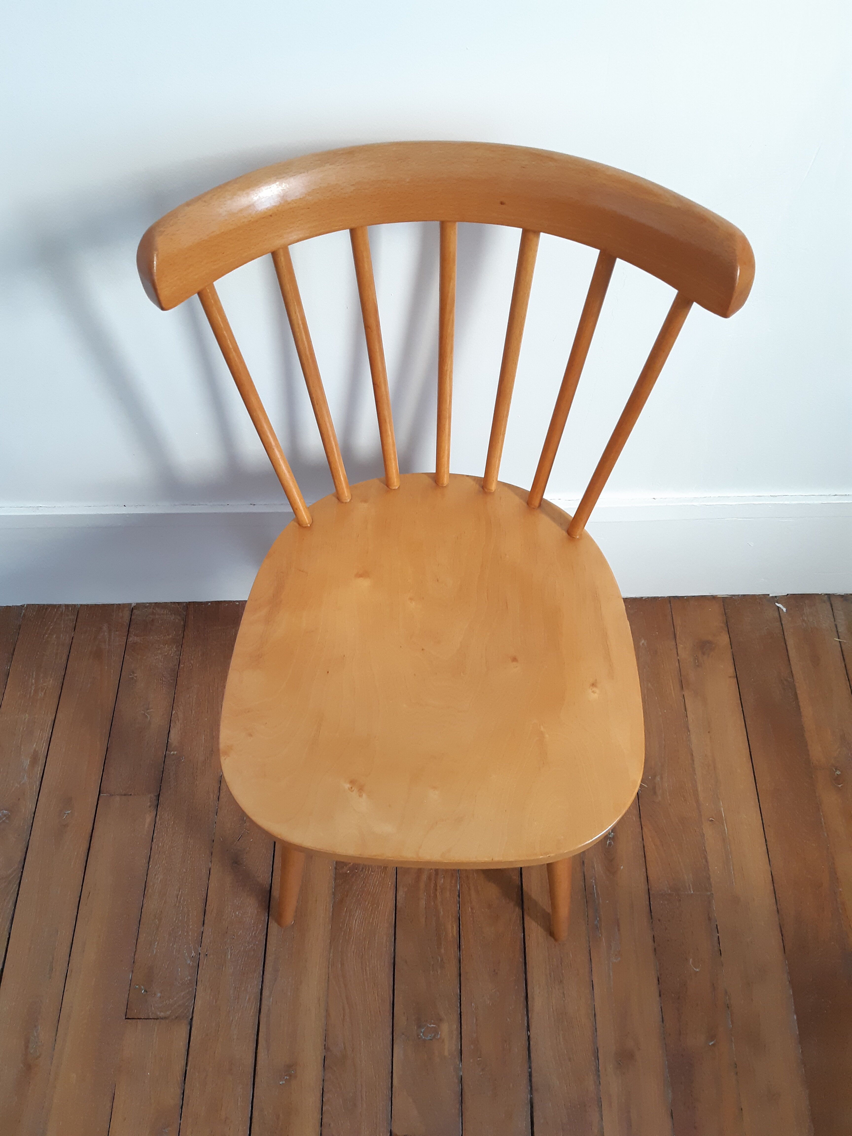 Vintage wood bistro chair
