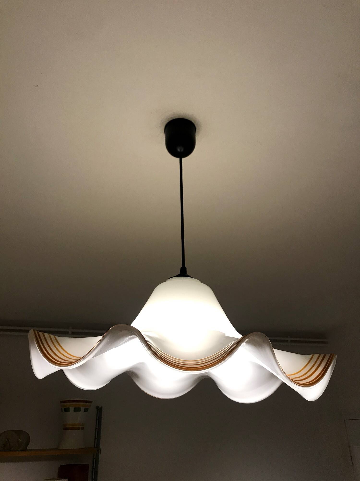 Vintage Murano glass pendant light from the 70s