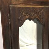 Mirror with its flowered doors 90x111cm
