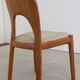 Set of 6 'Morten' chairs by Niels Koefoed
