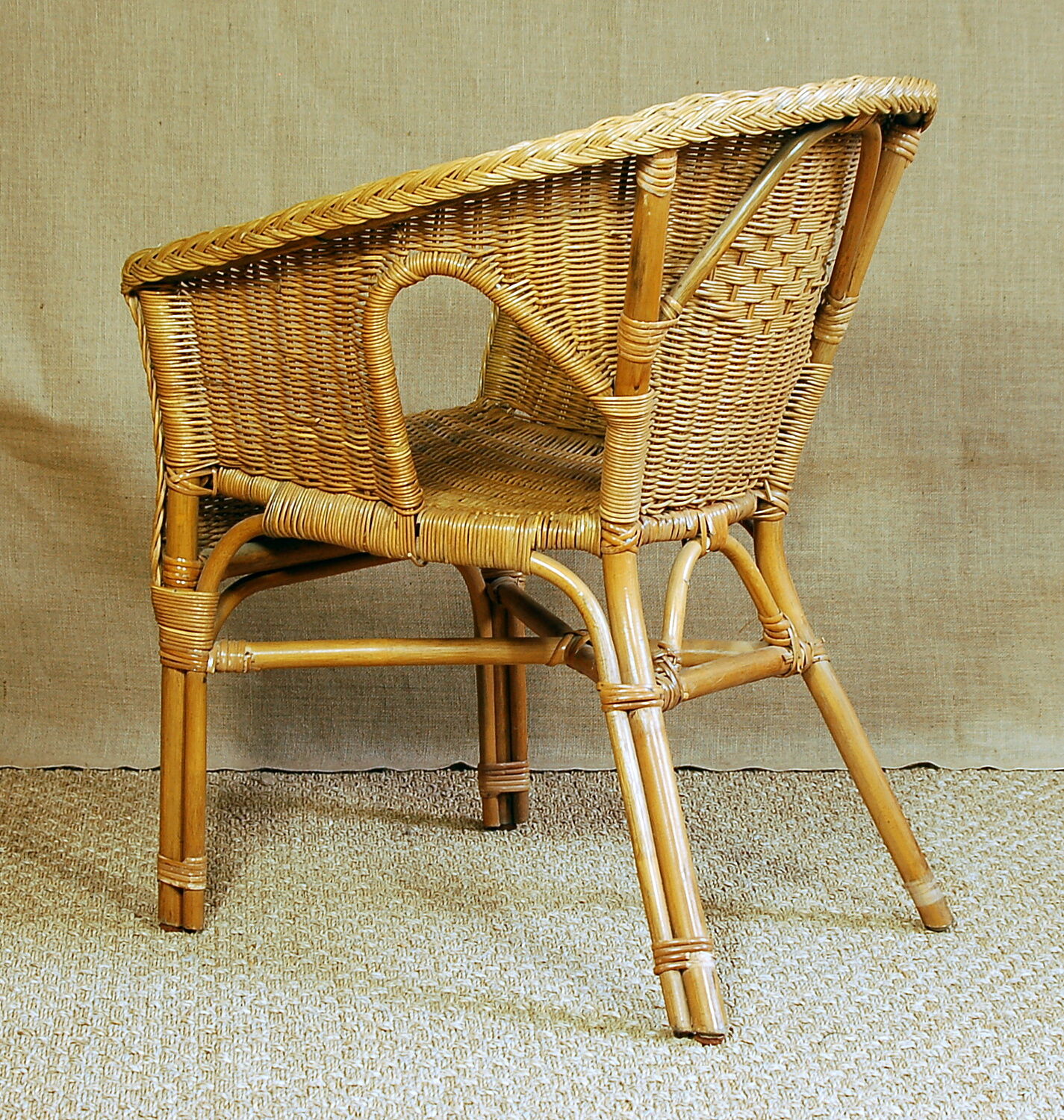 Rattan armchair