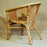 Rattan armchair