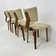 Set of 4 Dutch design by Cor Alons plywood dining chairs , 1960s