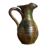 Glazed ceramic pitcher signed Fernand Baudat, 1960s