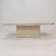 Italian travertine coffee table, 1980's