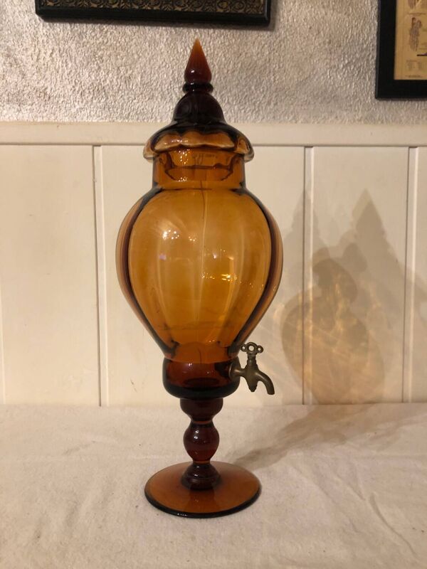 Fontaine à boisson en cristal de Portieux