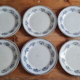 Serving of 6 plates in iron earth