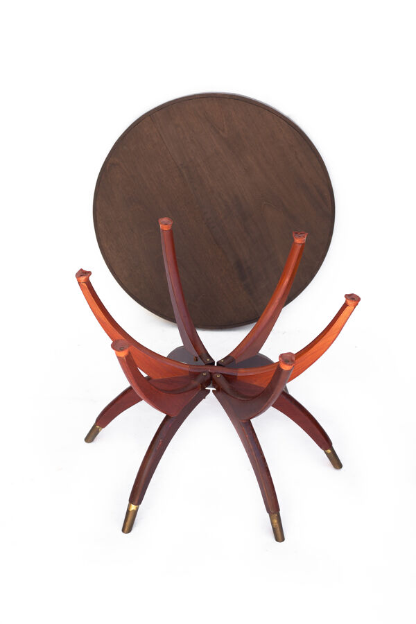 table vintage basse en bois