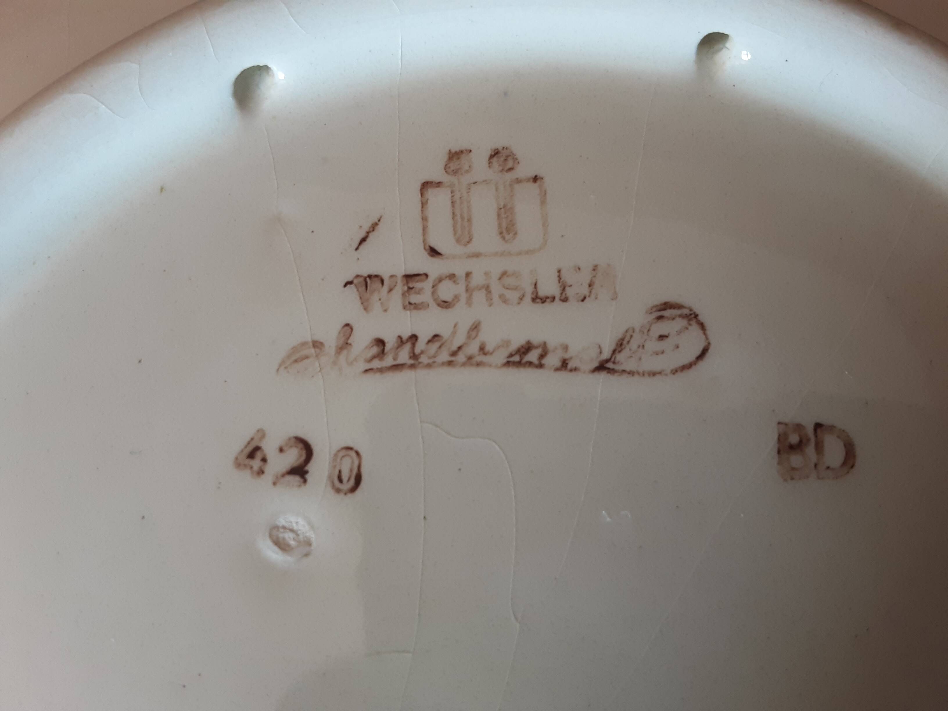 Wechler Handbemalt slip cup