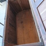 Old gothic oak chest