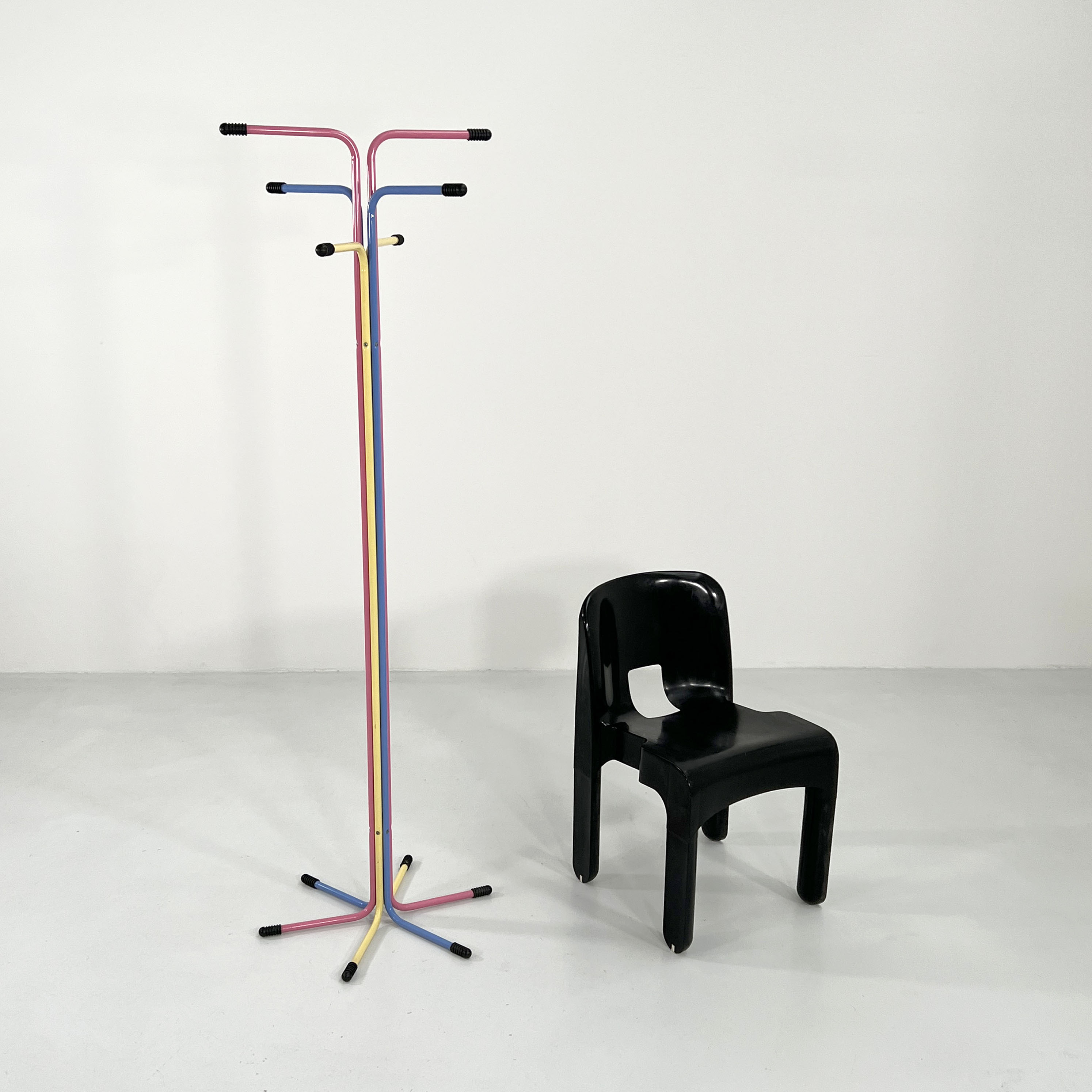 Portemanteau sur pied multicolore ikea, 1980