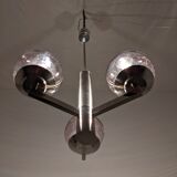 3-light space age chandelier from the 60s-70s