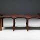 Table Organique Rustique De Forme Libre, France, Fin 19ème Siècle