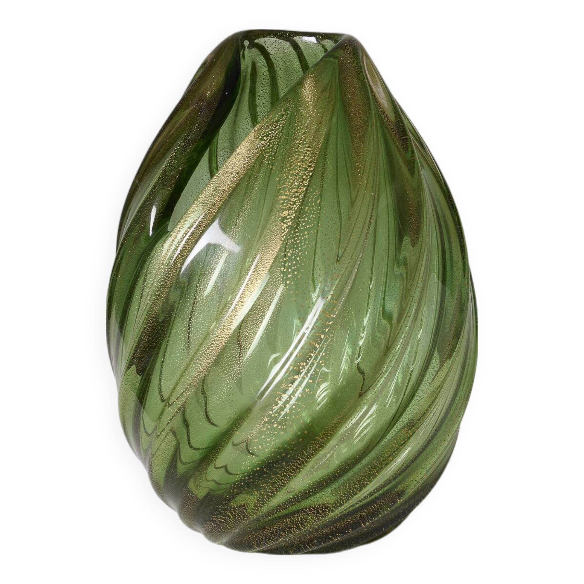 Murano blown glass vase by Archimede Seguso