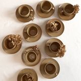French stoneware cup and saucer