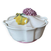 Bonbonnière barbotine raisin