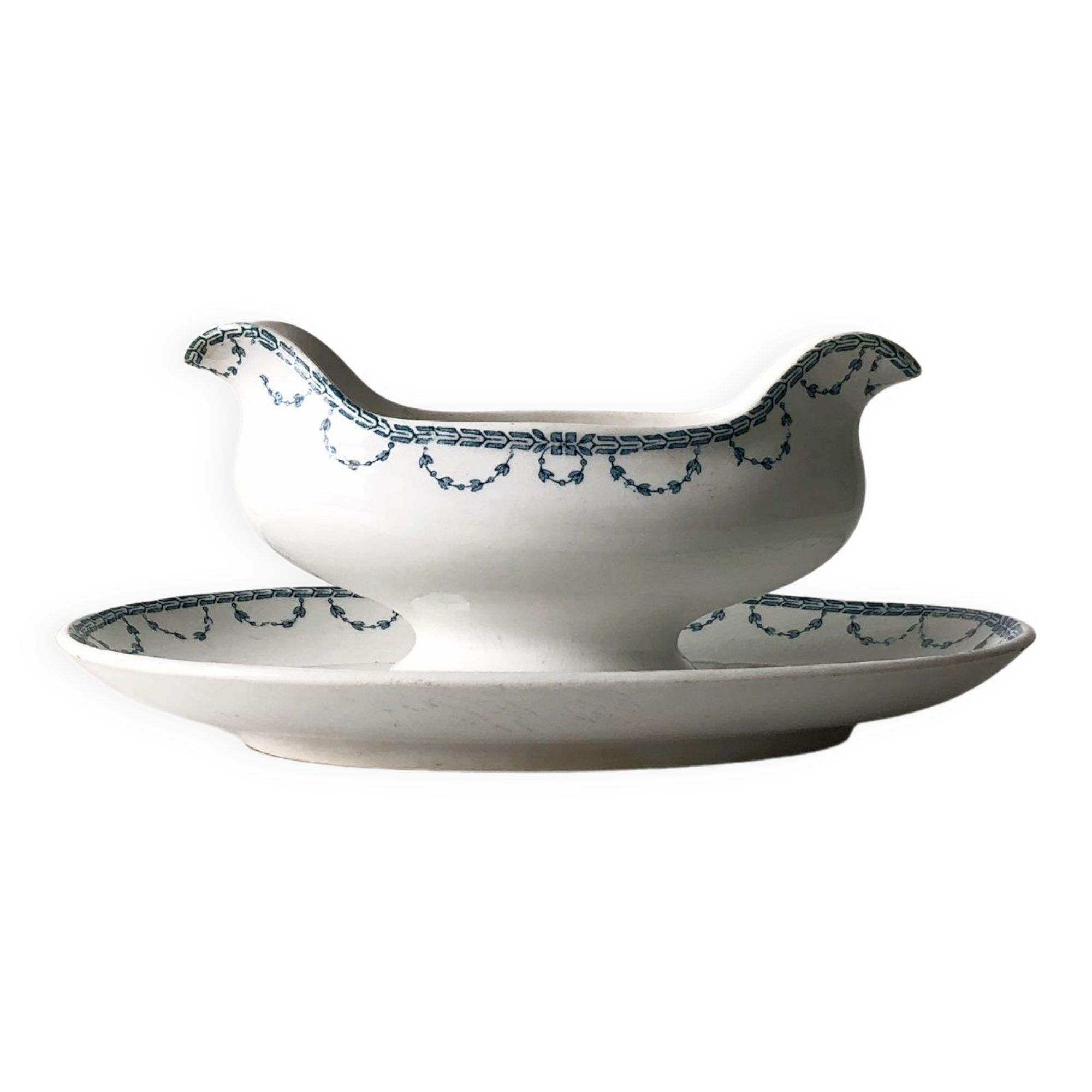 Saucière Ancienne Christofle Monogrammée - Métal Argenté - Collection