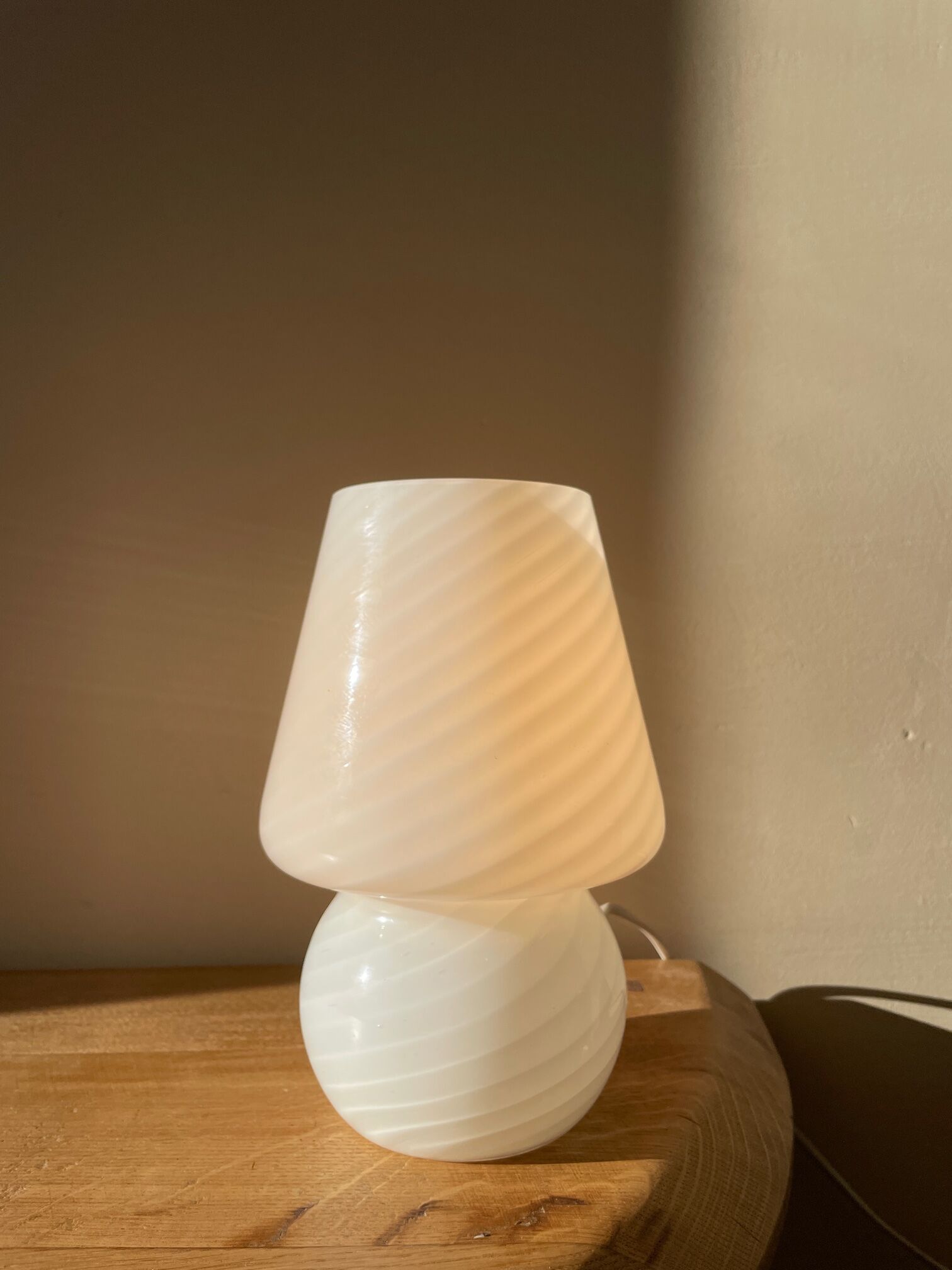 Lampe champignon Murano