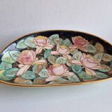 Large ceramic dish from Vallauris signed Ugo vintage