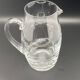 Fine chiseled glass carafe