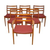 Chaises de salle à manger par Arne Vodder pour France & Søn lot de 6