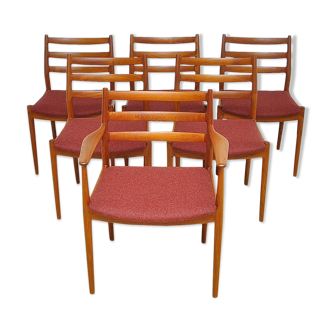 Dining Chairs by Arne Vodder for France & Søn, Set of 6