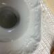 Old porcelain candle holder