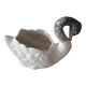 Swan-shaped empty pocket